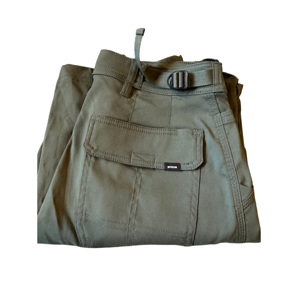 prAna Women’s Hiking Cargo Pants Size 6/29 Green High Rise Relaxed Outdoor Trail - Picture 9 of 11